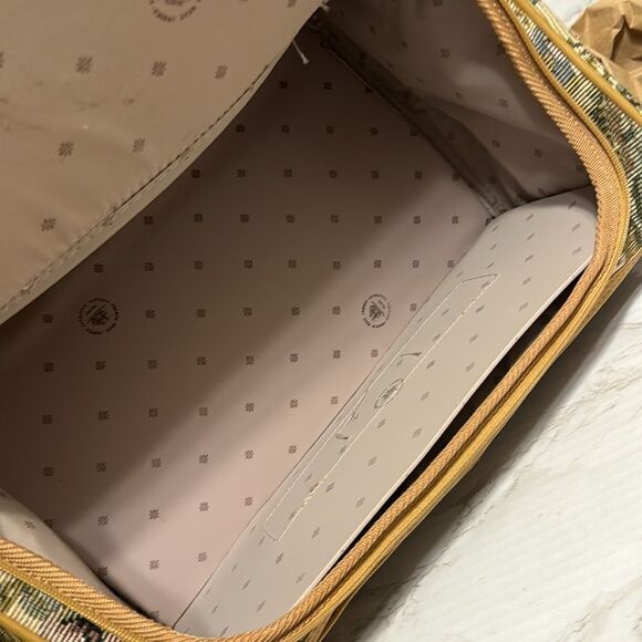 French West Indies Tapestry Floral Print Zip Over Night Carry On Travel bag - Picture 11 of 14